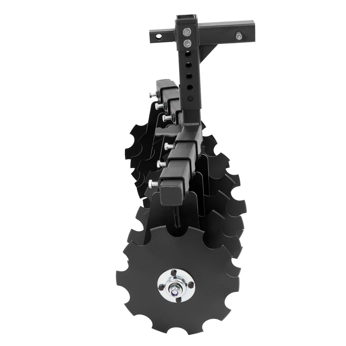 Solidspare 34" Disc Plow Harrow w/ 2-inch Receiver Hitch 8-blade disc For Tractor ATV UTV