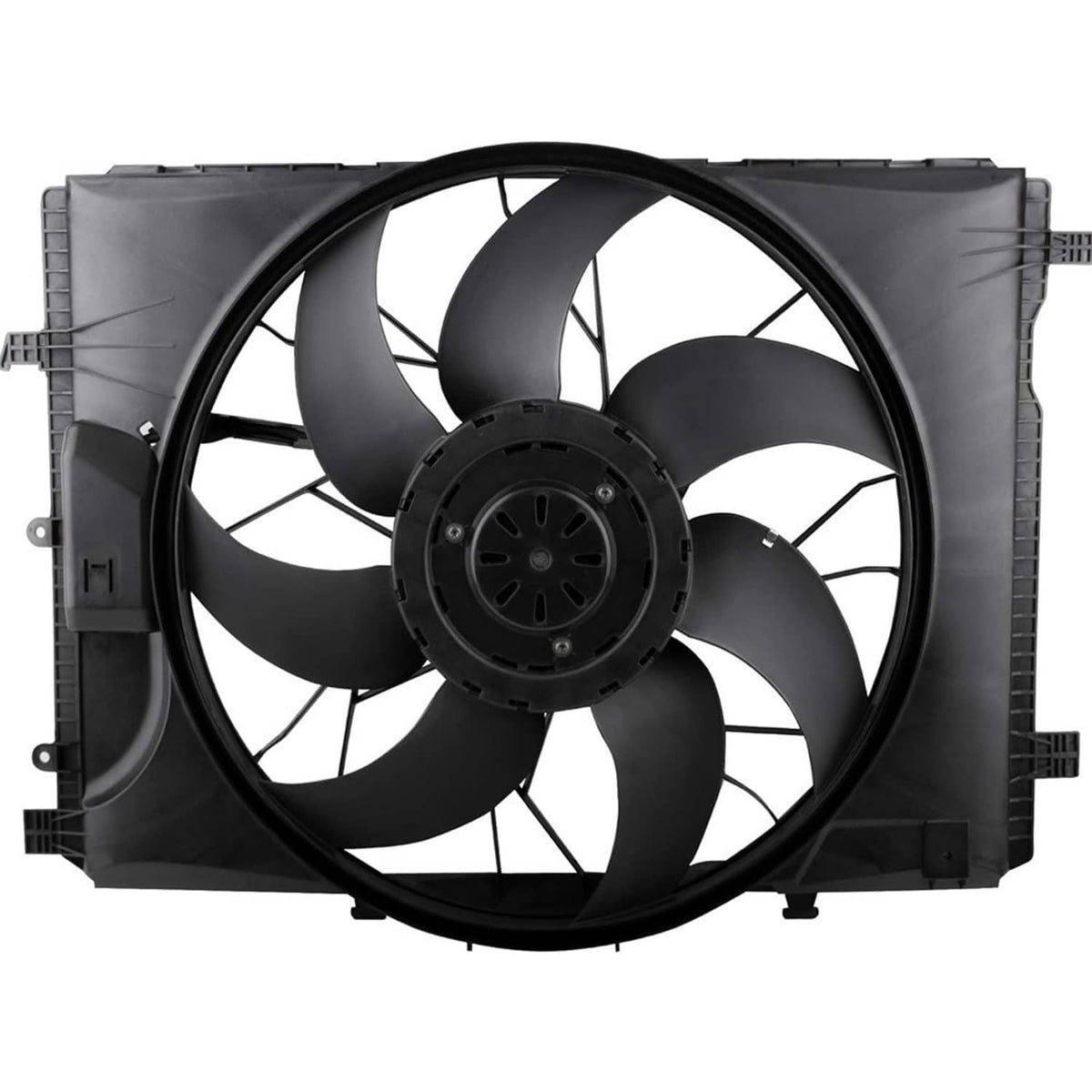 Solidspare New Radiator Cooling Fan For 2010-14 Mercedes-Benz C250 C300 C350 C63 AMG GLK350