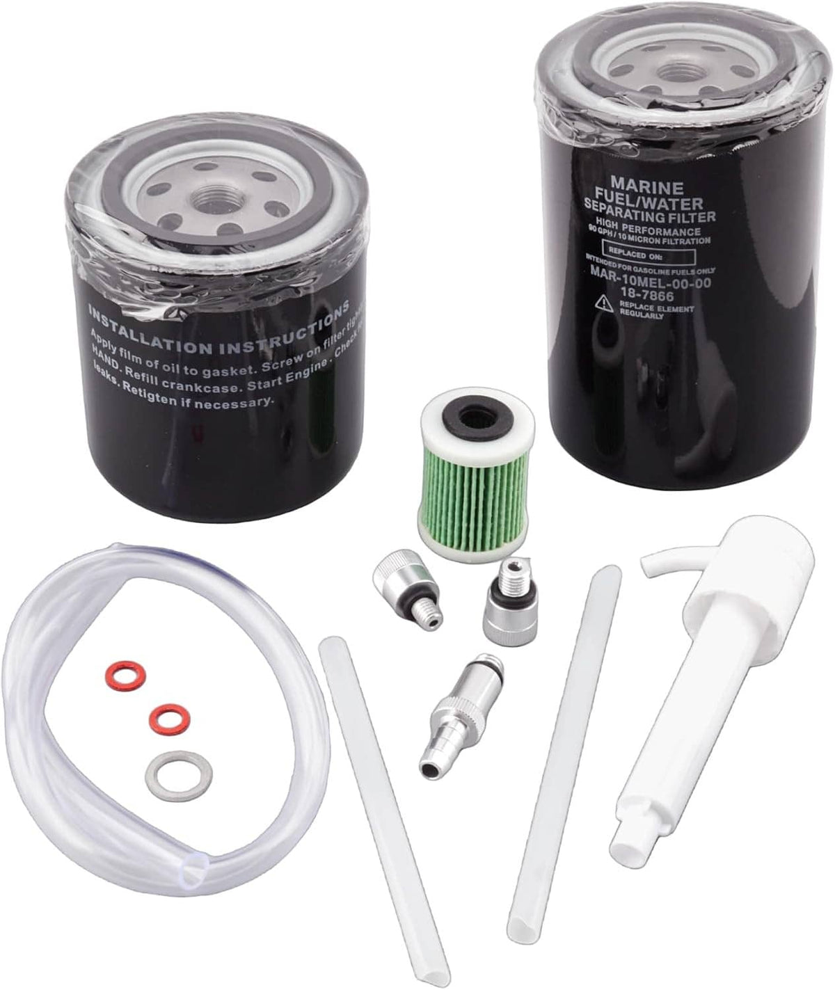 Solid Spare N26-13440 Oil filter & 6P3-24563 Fuel filter Kit Yamaha 200 225 250 300 350 HP