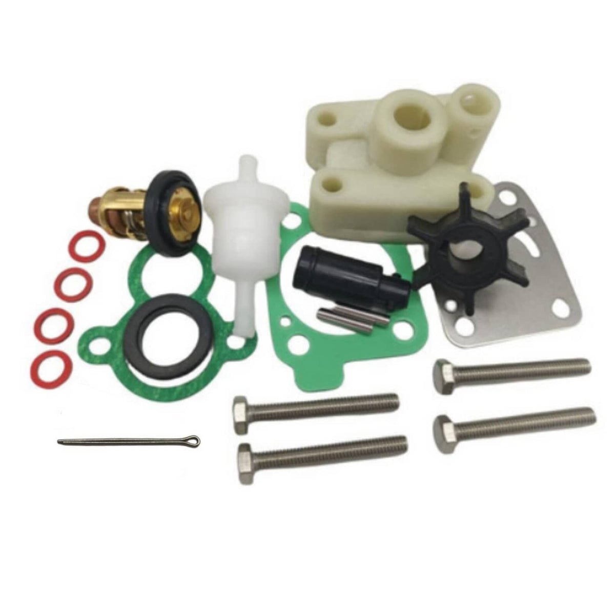 Solid Spare Yamaha F4B F5A F6C Outboard Maintenance Service Kit With Fuel Filter &Thermostat