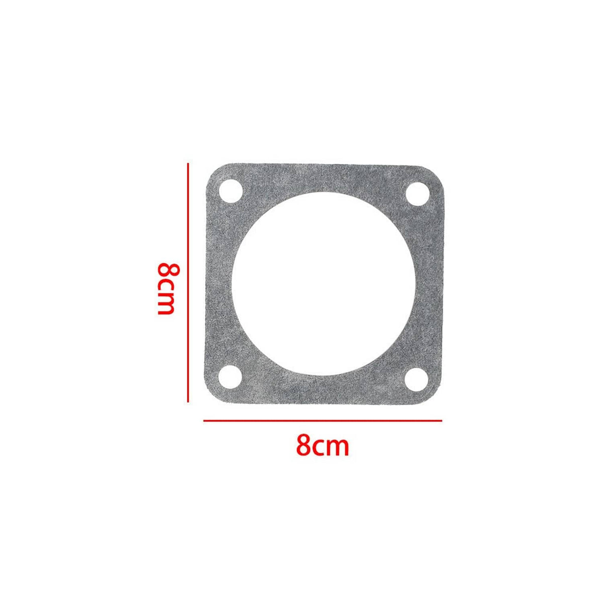 Solidspare New 4-Bolt Throttle Body Spacer for 1987-2006 Jeep XJ YJ TJ WJ 4.0L 2.5L Silver