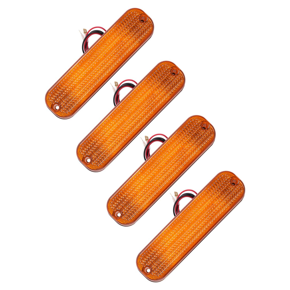 Solidspare 4 LED Amber Flashing Cab Lights For John Deere 30 Series 4030 4230 8450 #AR60250