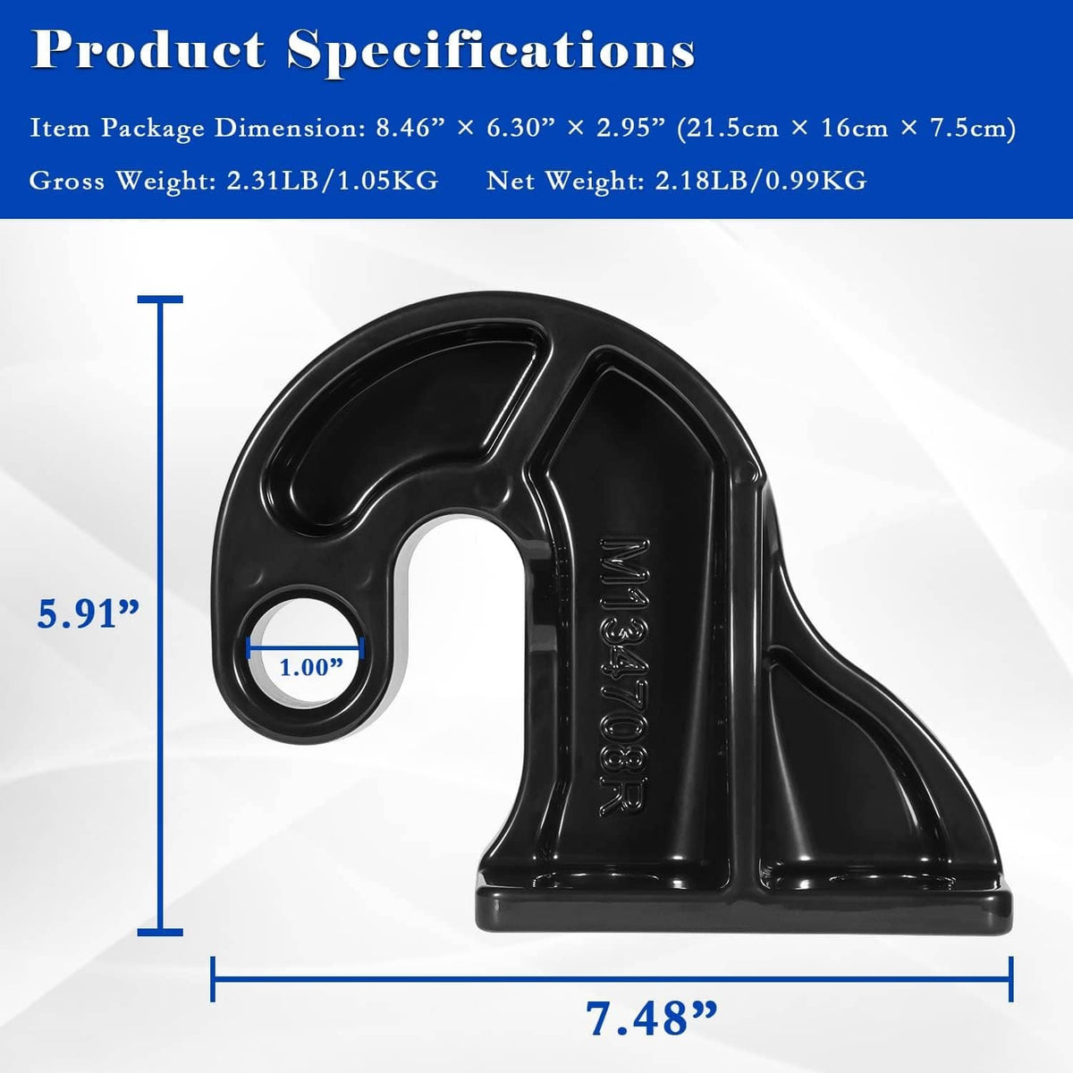 Solidspare M134708R Righ Hand Lower Hood Pivot For Peterbilt 377 378 379 Replaces 13-04708R