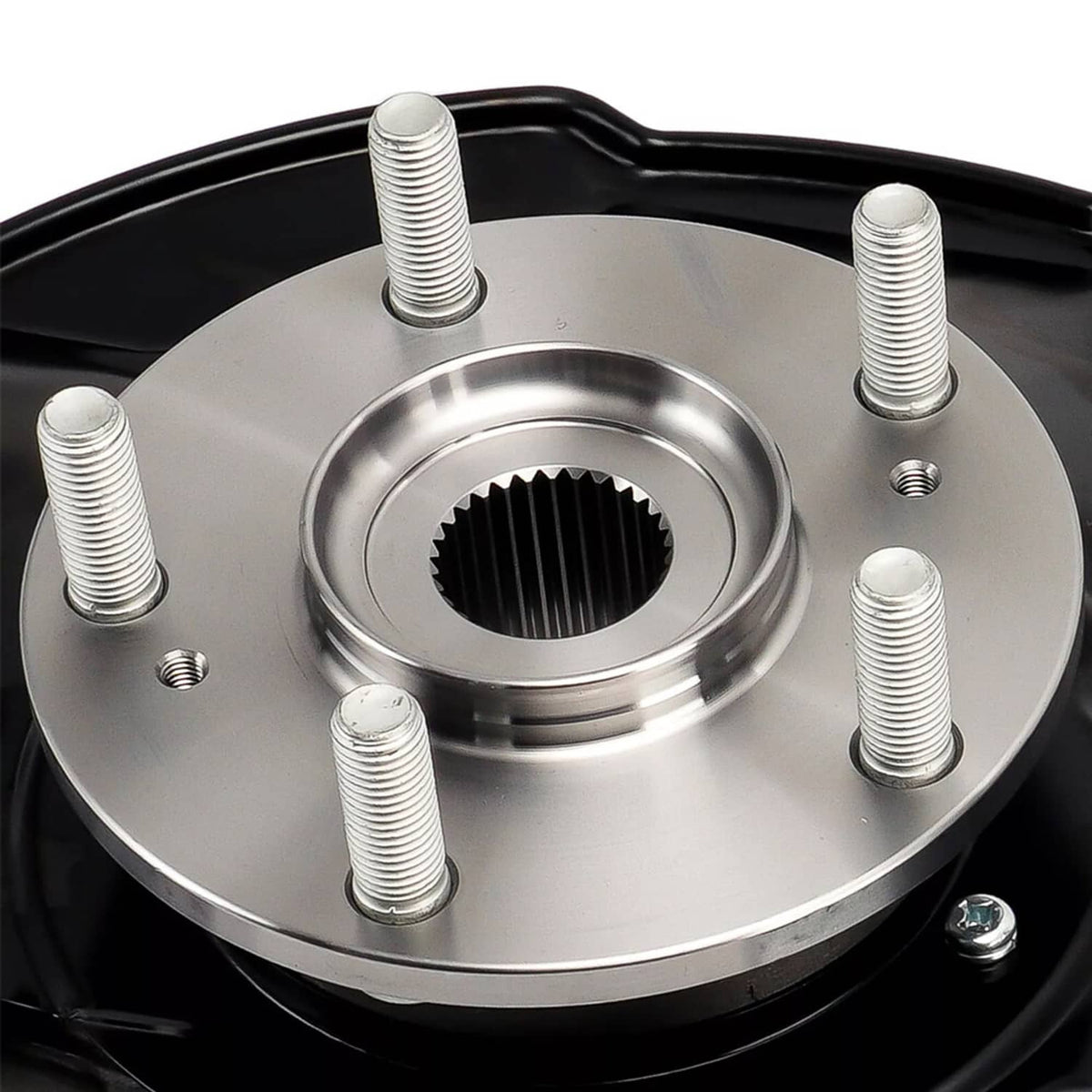 Solidspare Front Left&Right Wheel Hub Bearing & Steering Knuckle For Honda Accord 2008-2012