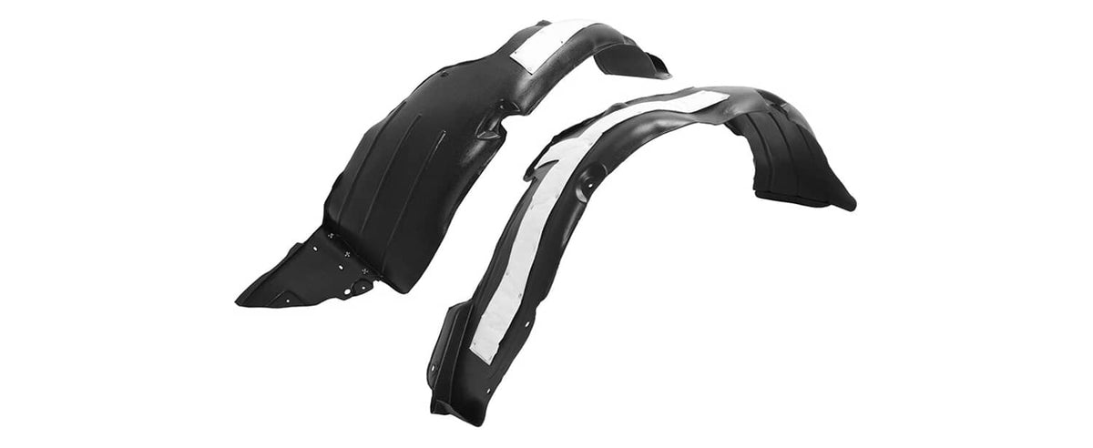 Solid Spare For 14-16 Hyundai Elantra Sedan Inner Fender Liner Drive+Passenger Side w/ Foam