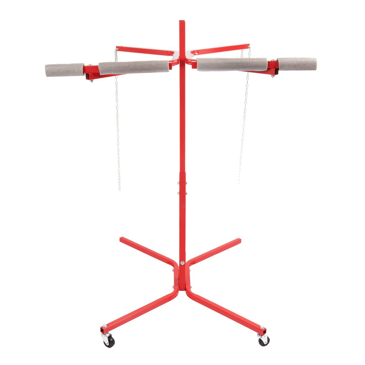 Solid Spare 50'' Bumper Tree Auto Body Door Fender Panel Paint Rack Adjustable Work Stand