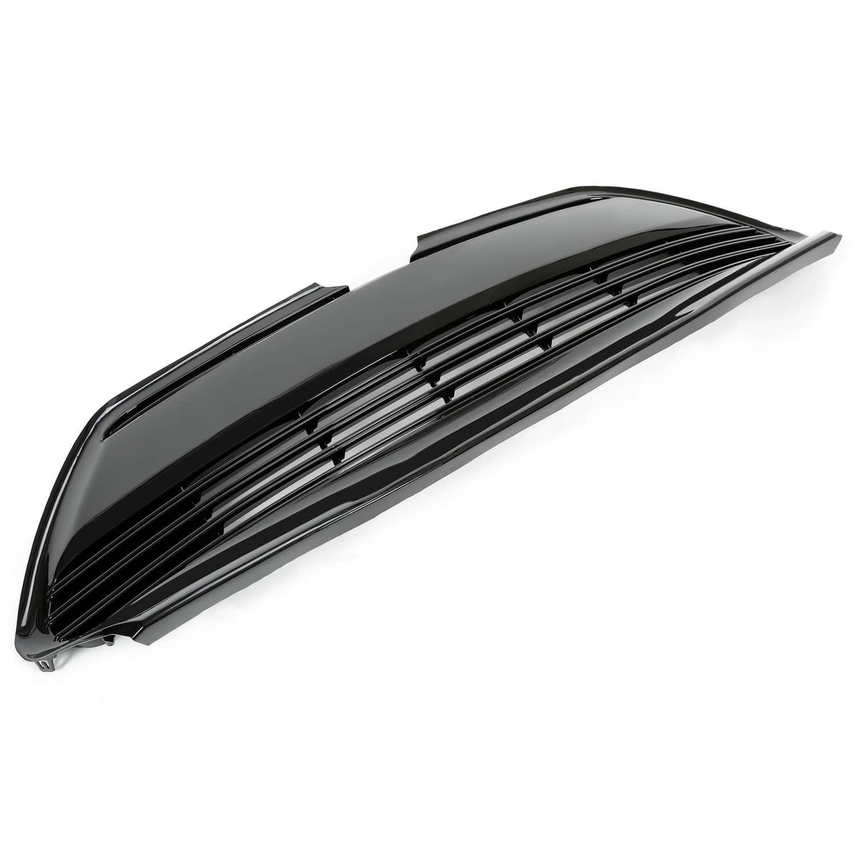 Solid Spare For 2017 2018 2019 Toyota Corolla L LE XLE Front Bumper Lower Grille Black Grill