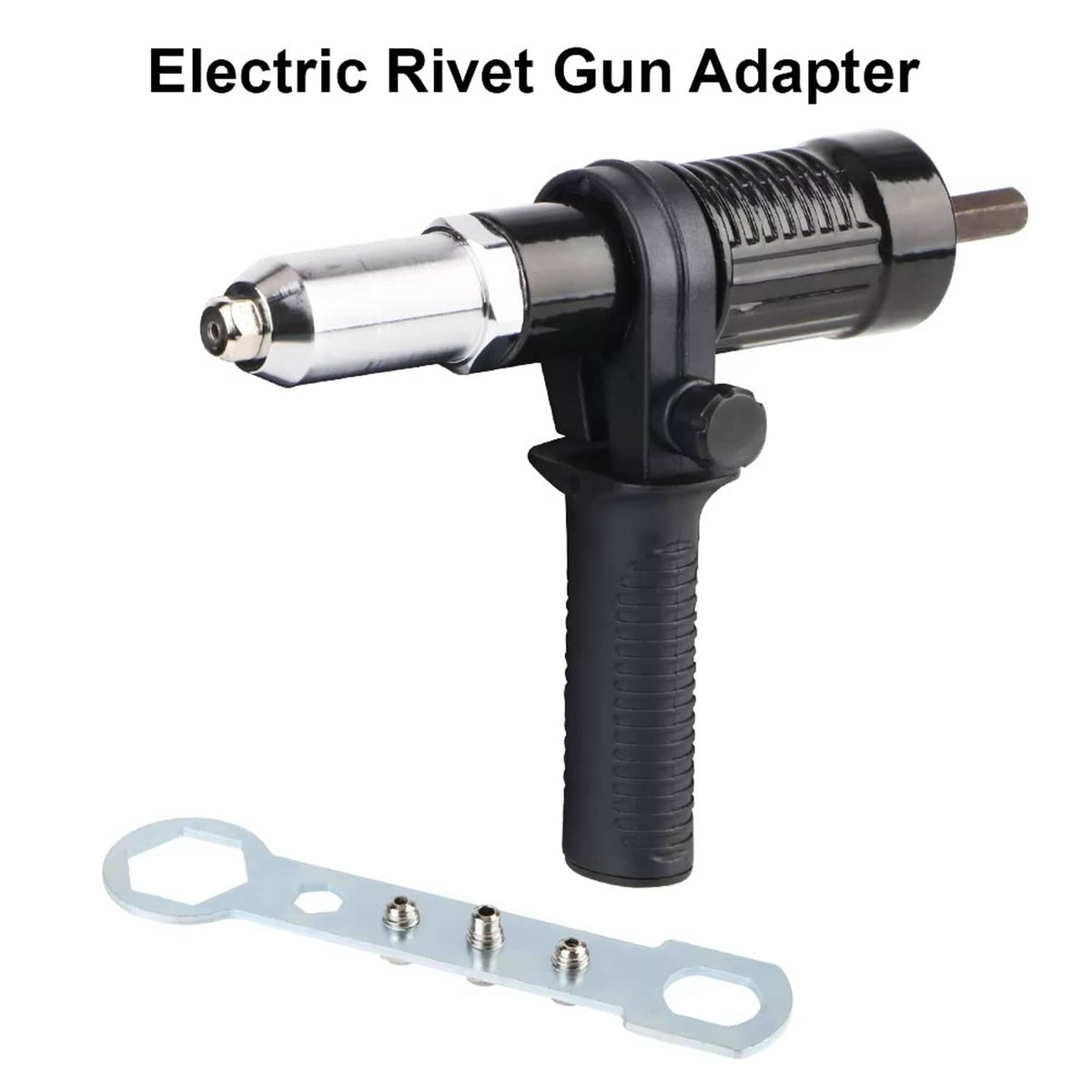 Solid Spare Professional Electric Rivet Nut Gun Adaptor Insert Cordless Power Drill Tool US