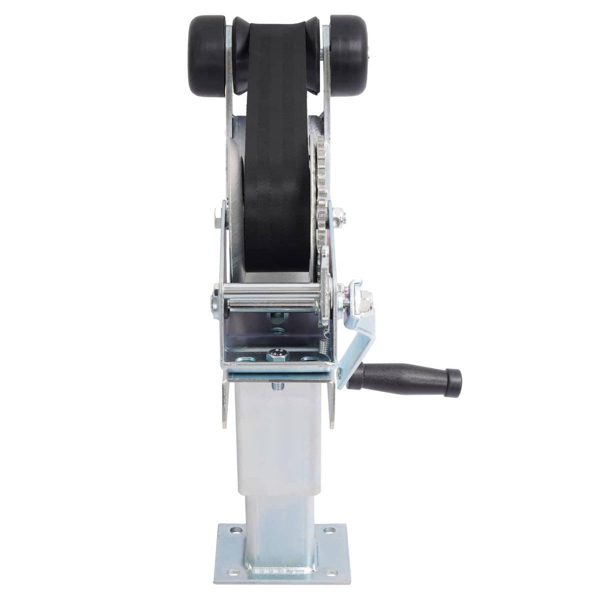 Solidspare Adjustable Winch Stand Winch Post W/ 1400lbs Winch Roller For Boat Trailers
