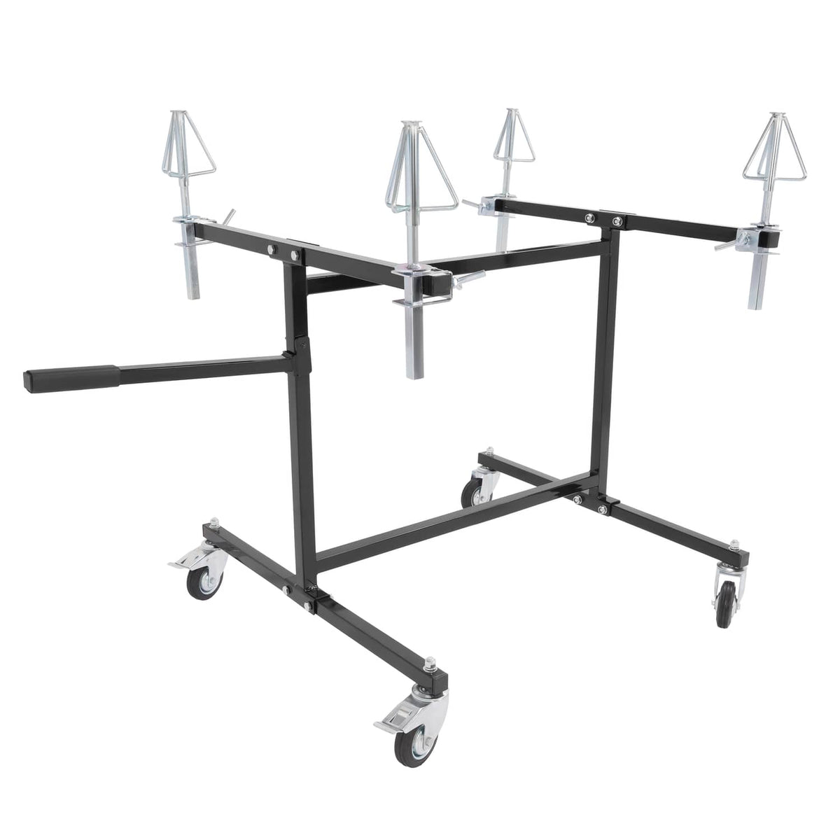 Solid Spare Foldable Wheel Paint Stand Panel Painting Stand For Auto Body Parts and Rims