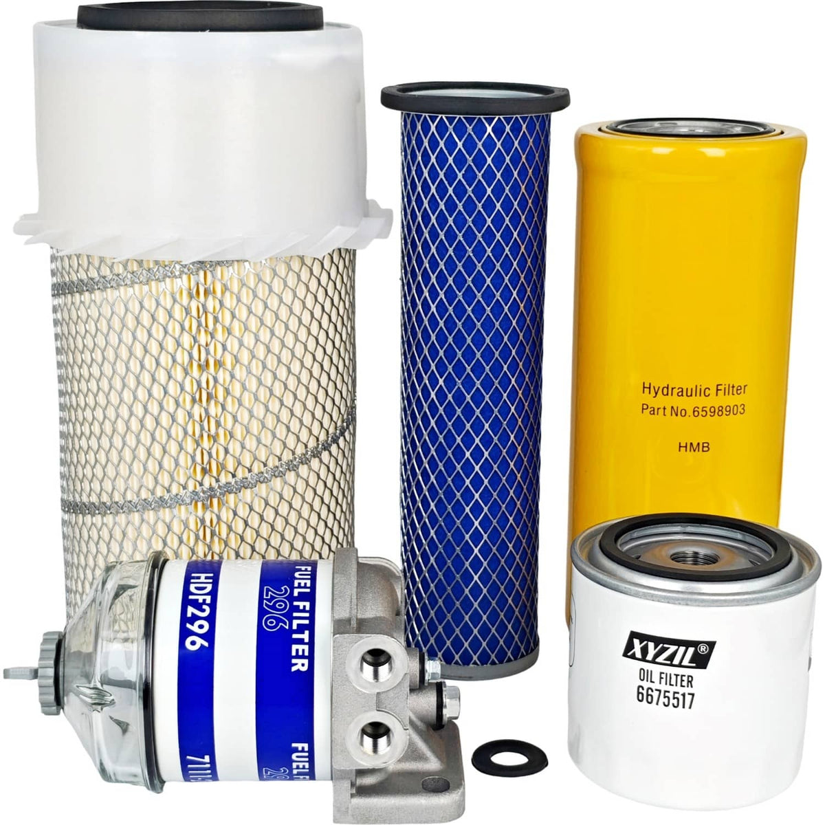 Solid Spare Maintenance Filter Kit Fit for Bobcat 643 645 731 741 743 843 Skid Steer Loader