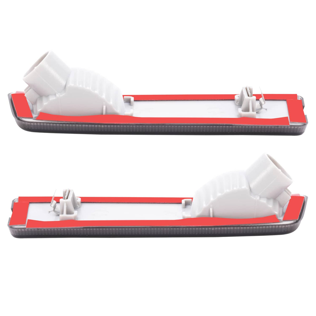 Solid Spare Rear Smoke Bumper Side Marker Light Reflector For Ford Transit Connect 2010-2013