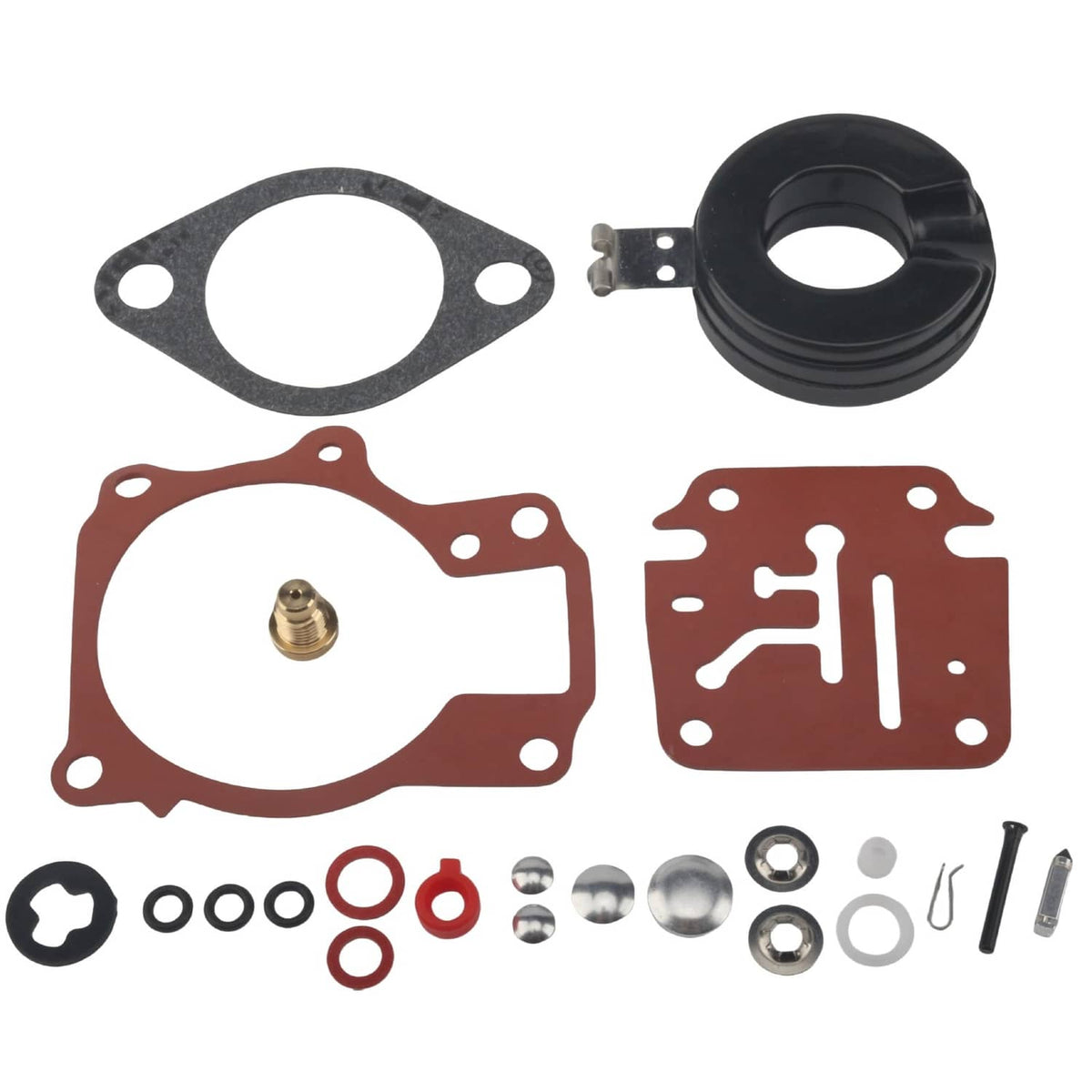 Solid Spare Johnson Evinrude Carb Carburetor Rebuild Repair Kit 20 25 28 30 40 45 48 396701