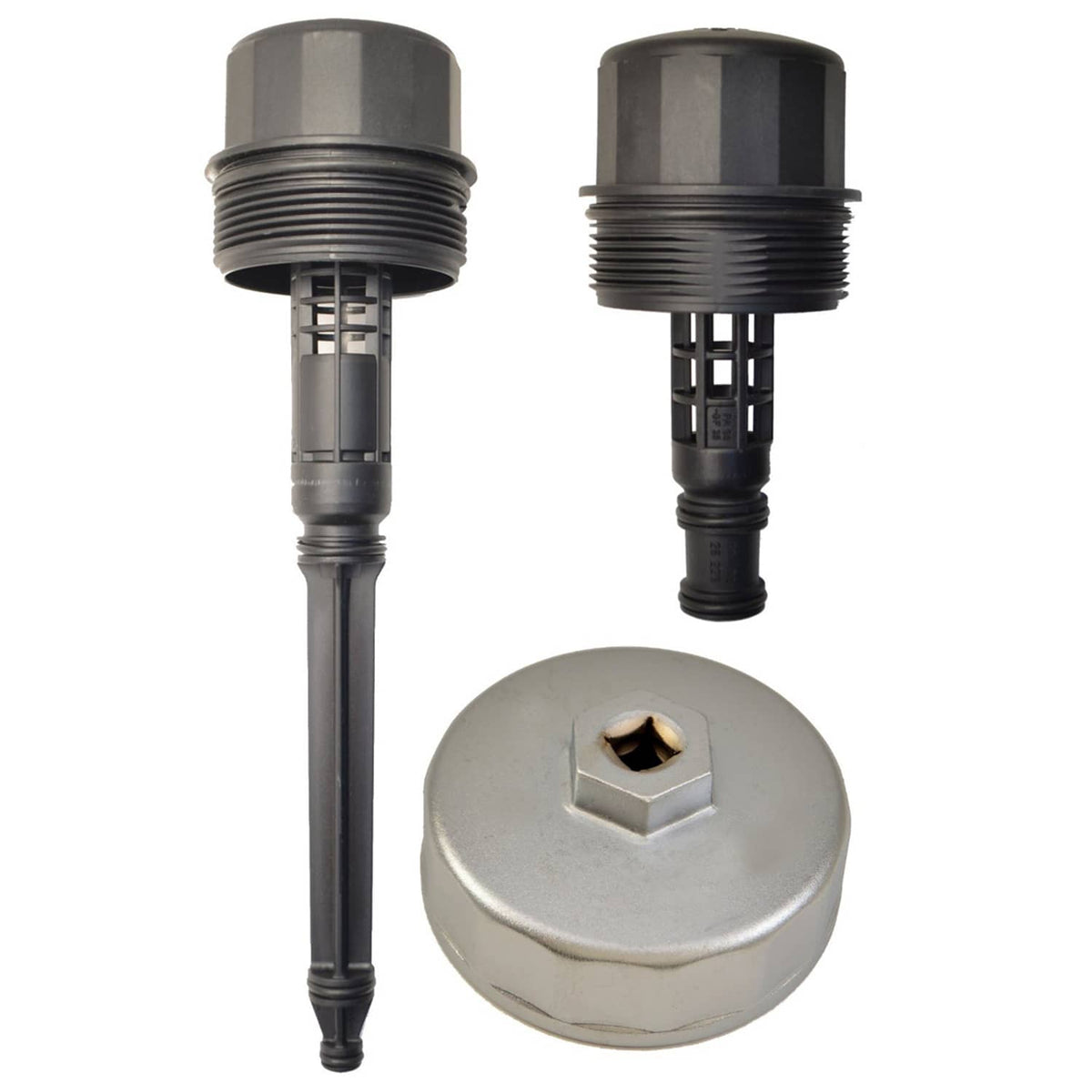 Solid Spare 74mm Oil Filter Cap Wrench Socket Remover Tool for Benz Audi Toyota VW