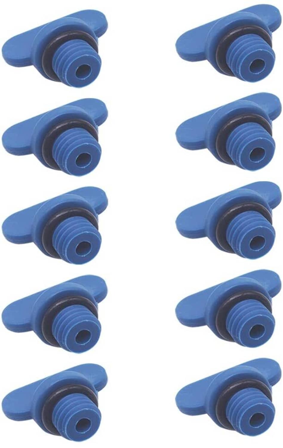 Solid Spare For Mercruiser Manifold Block Drain Blue Plug Kit 8M2000874 22-806608A1 10Pcs