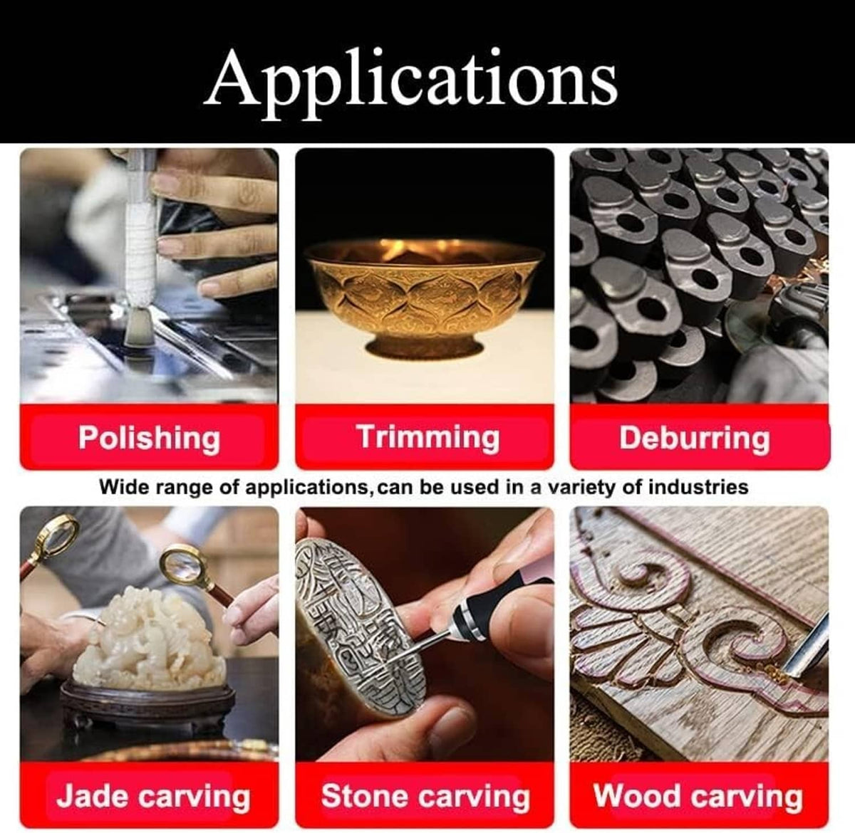 Solid Spare Engraving Pen with 33Bits Electric Cordless Rotary Tools Professional Engraver