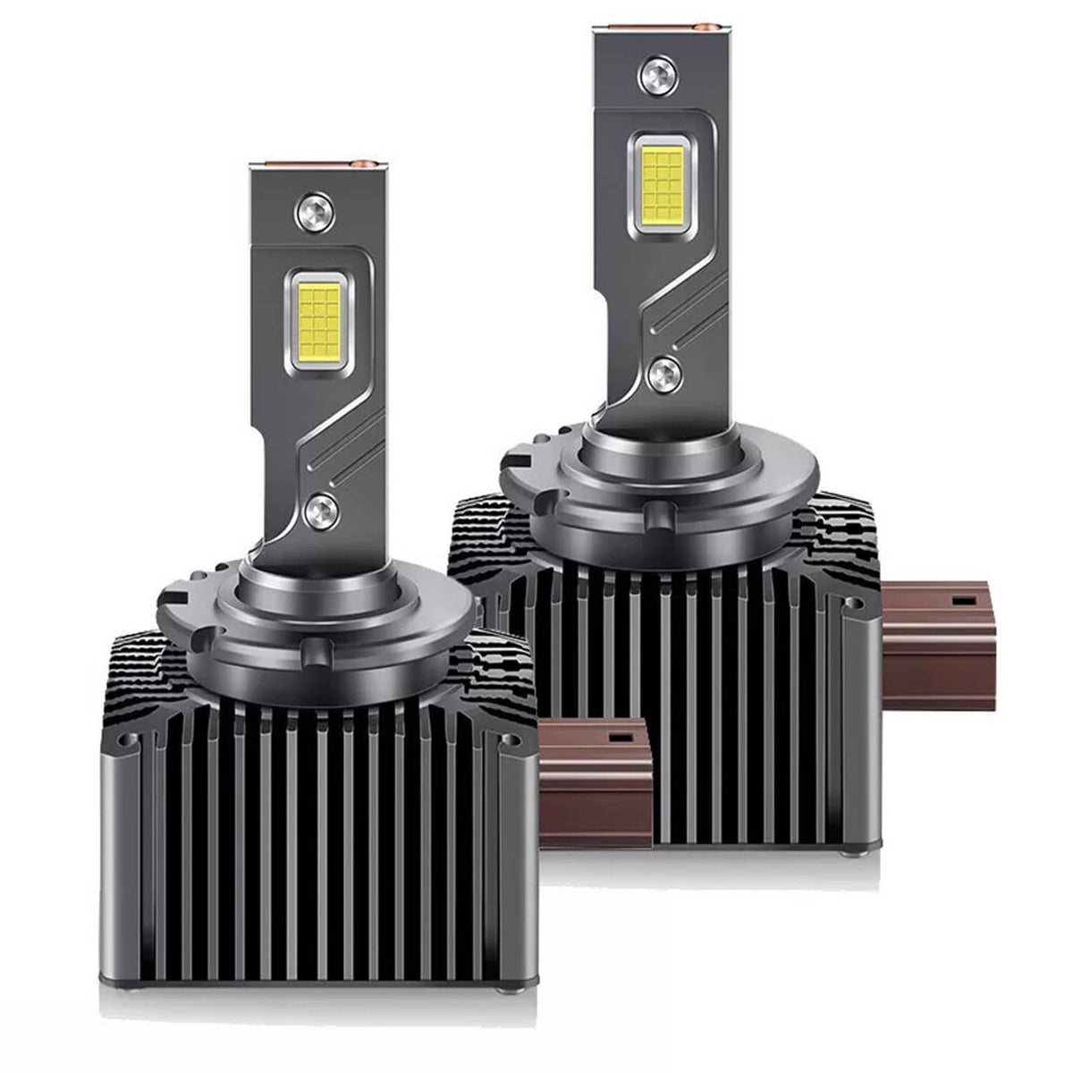 Solidspare Set D1S D1R LED Headlight Bulbs 240W 6000K Super White HID Xenon Conversion Kit