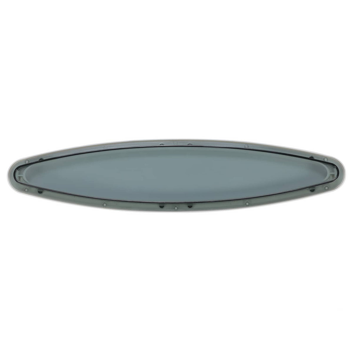 Solidspare Port Hole Bow Oval Window with Outer Ring For Sea Ray Boat 2004 & 2007