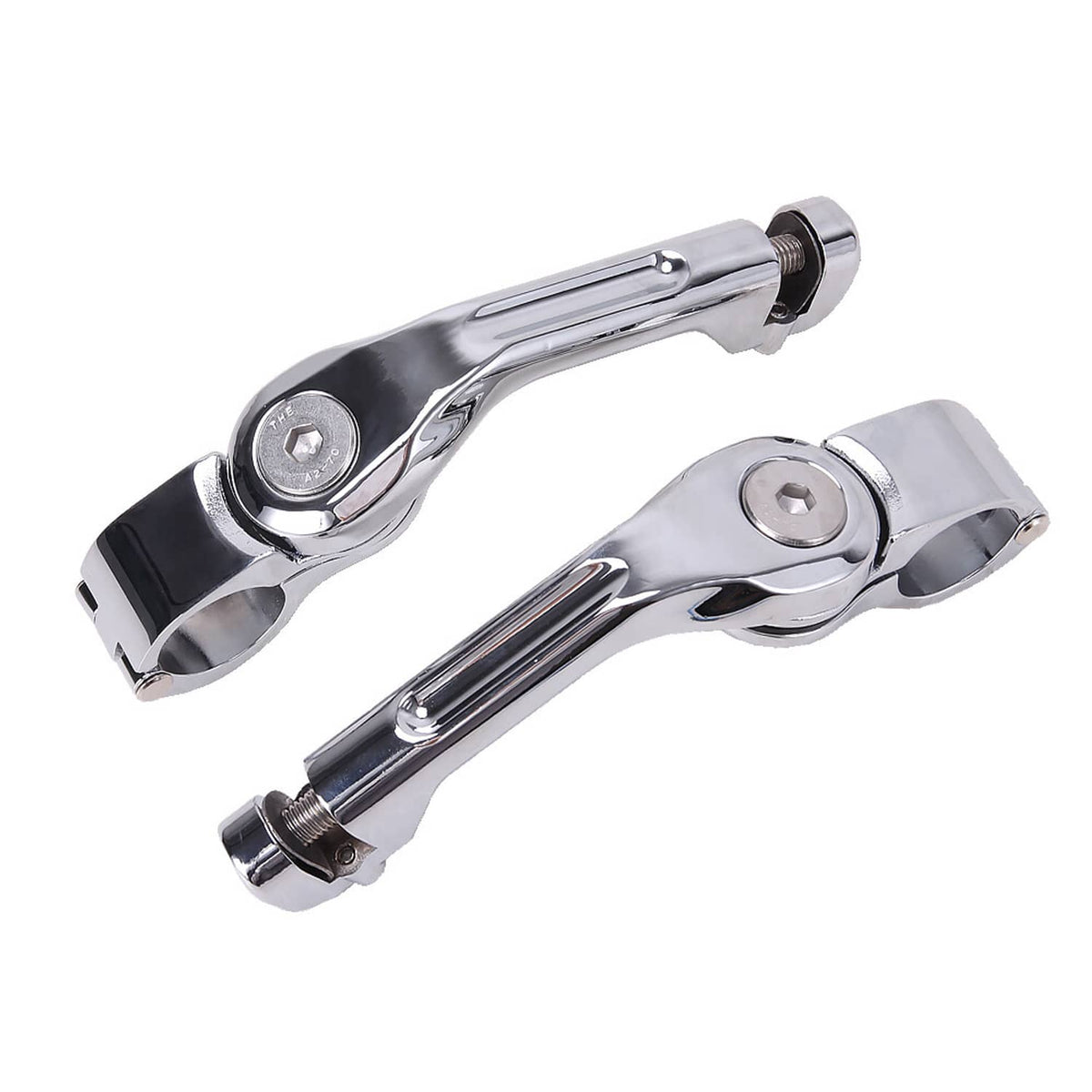 Solidspare Motorcycle 1.25" 32mm Engine Guard Bar Highway Foot Pegs Rest For Harley Touring
