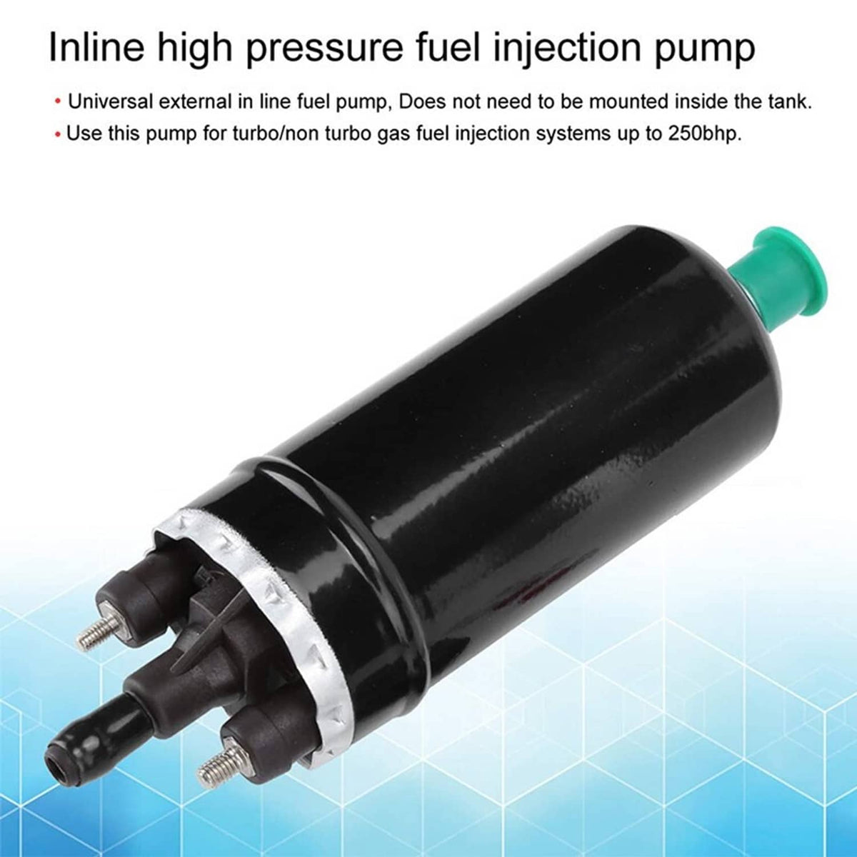 Solidspare Universal 125Psi External Inline EFI Electric High Pressure Fuel Pump 0580464070