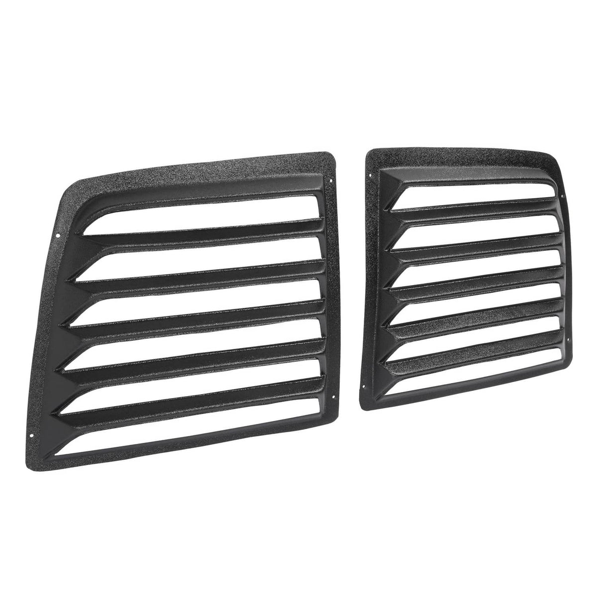Solid Spare For 97-17 Chevy Express GMC Savana Van Set Of 2 Rear Window Louver Replacement