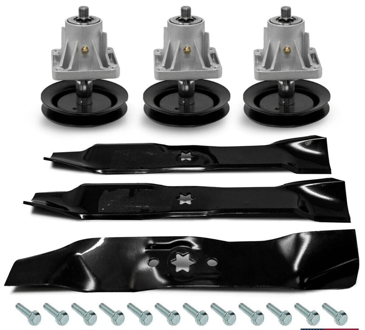 Solid Spare 46" CUB CADET LT1045 LT1046 DECK REBUILD KIT 13AX11CH710 13AX11CH712 13AX11CH709