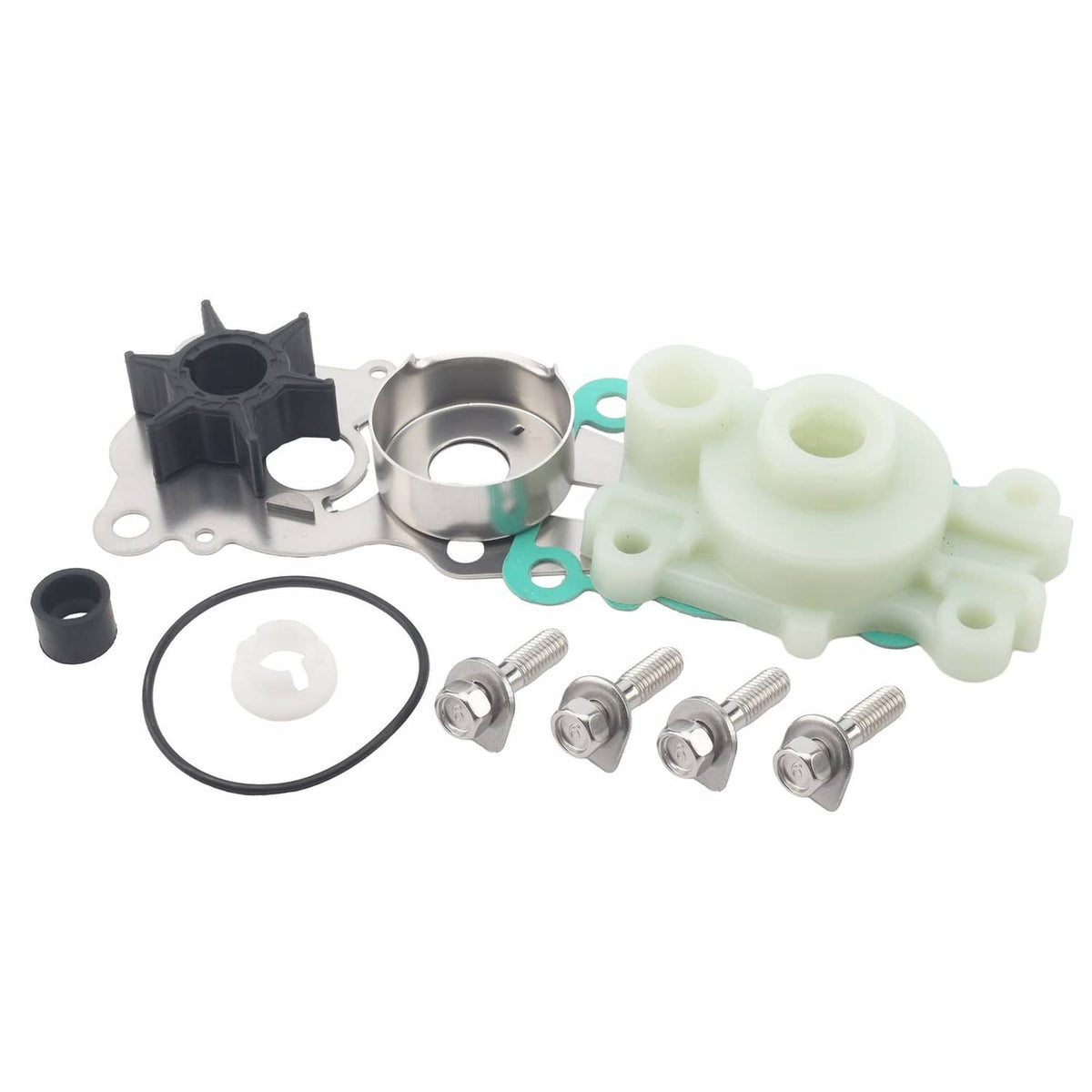 Solid Spare Yamaha Water Pump Impeller Repair Kit F40/F50/F60hp Outboard 63D-W0078-01-00 NEW