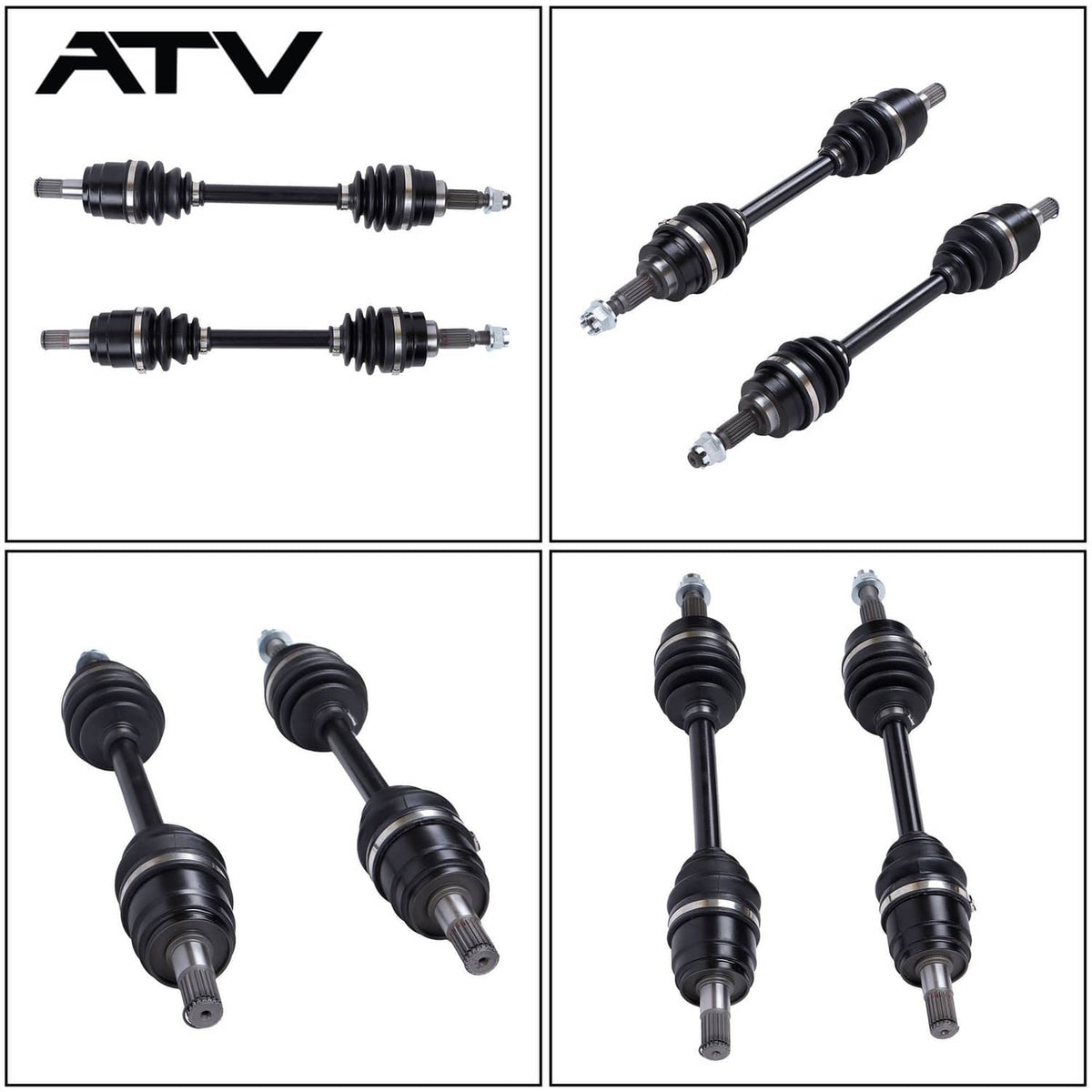 Solidspare Front Left Right CV Axles Drive Shaft For Honda Foreman 500 05-13 44350-HN8-A41