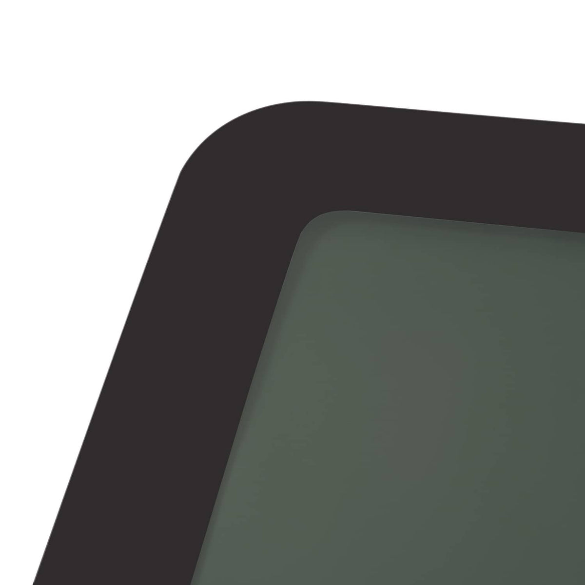 Solid Spare Fit Jeep Wrangler 2007-2010 Rear Left Driver Door Window Glass Dark Replacement