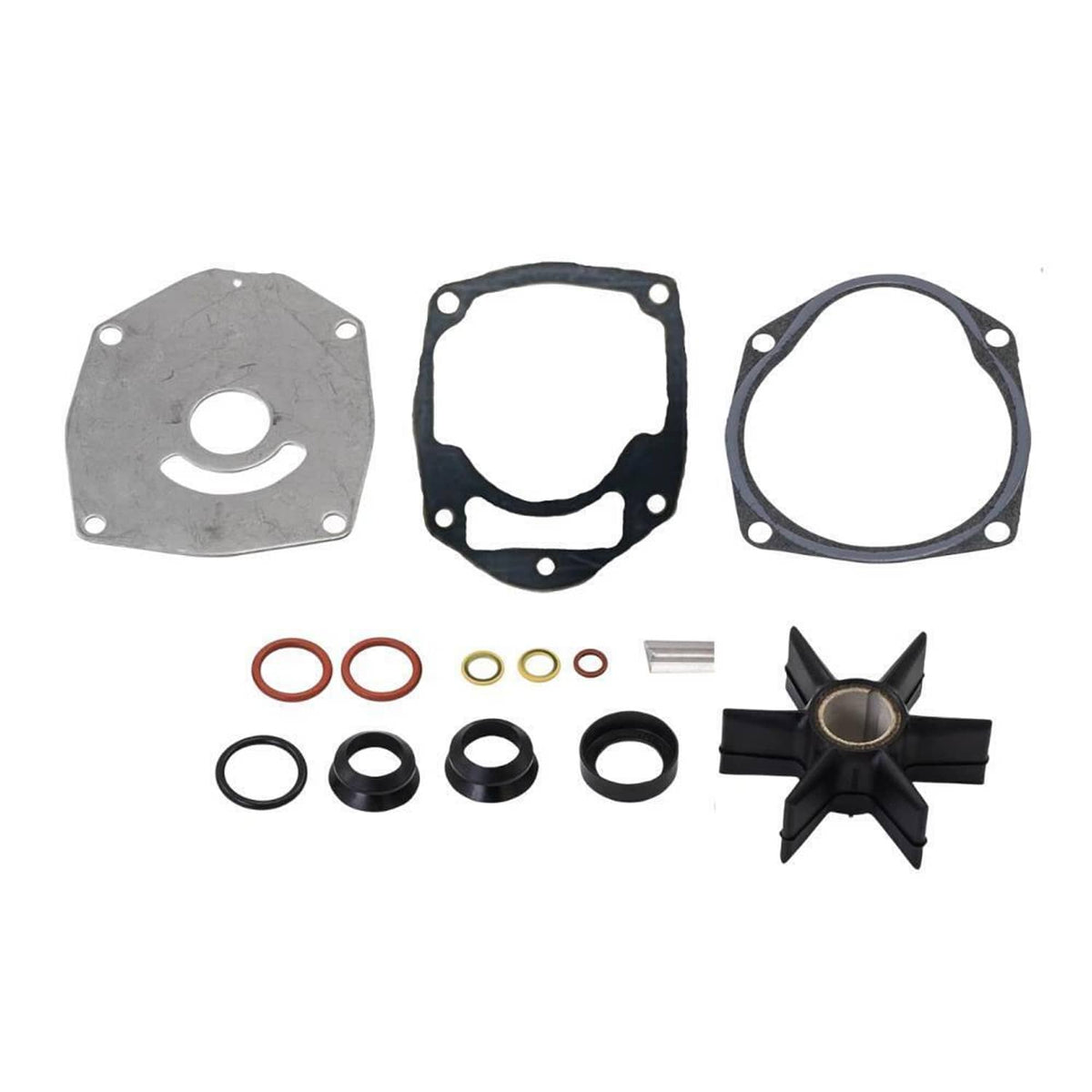 Solid Spare Water Pump Kit 8M0100526 For Mercury 47-8M0100526 18-3265 Impeller 100 115 HP