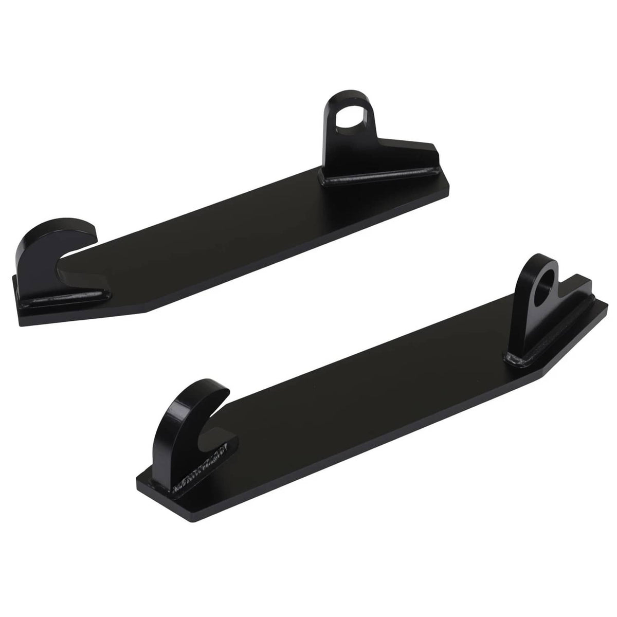 Solid Spare 2pc Mounting Weld On Brackets for Auger Pallet Fork Brush Cutter Attachments
