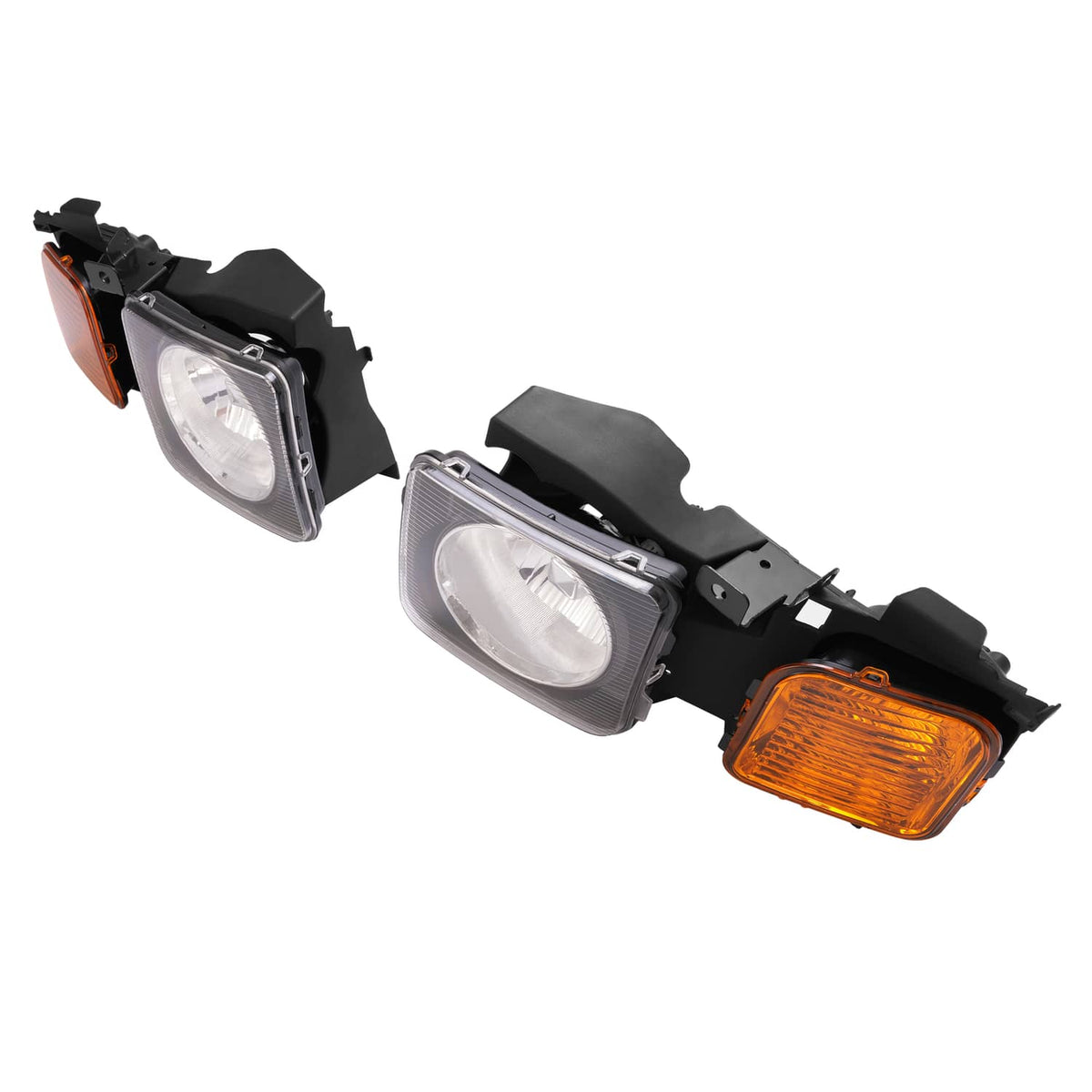 Solid Spare Headlight Set For Hummer H3 2006-2010 H3T 2009-2010 # HU2502100 # HU2503100