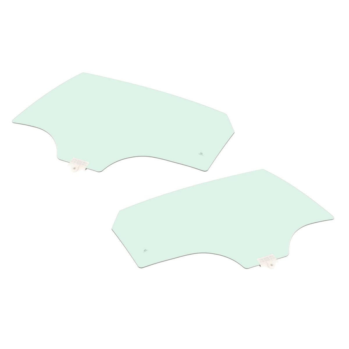 Solid Spare For 2019-2024 Kia Forte Sedan Rear Side Door Window Glass Tempered Glass LH&RH