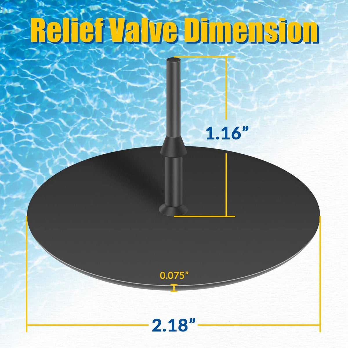 Solidspare R0623300 O-Ring Seal & R0623400 Relief Valve for Zodiac CLC500 Leaf Catcher