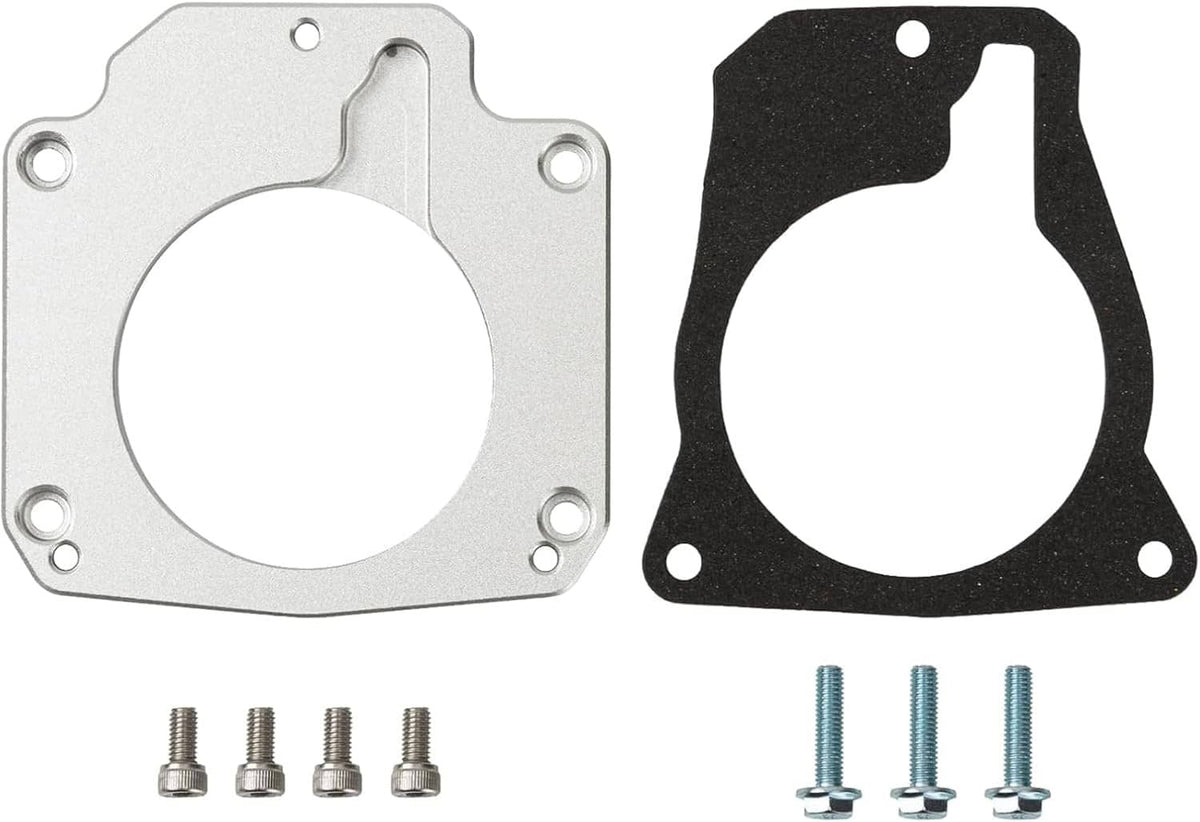Solidspare Billet Throttle Body Adapter 4 Bolt Intake to 3 Bolt For LS2 LH6 L92 L76 LY2 LY5