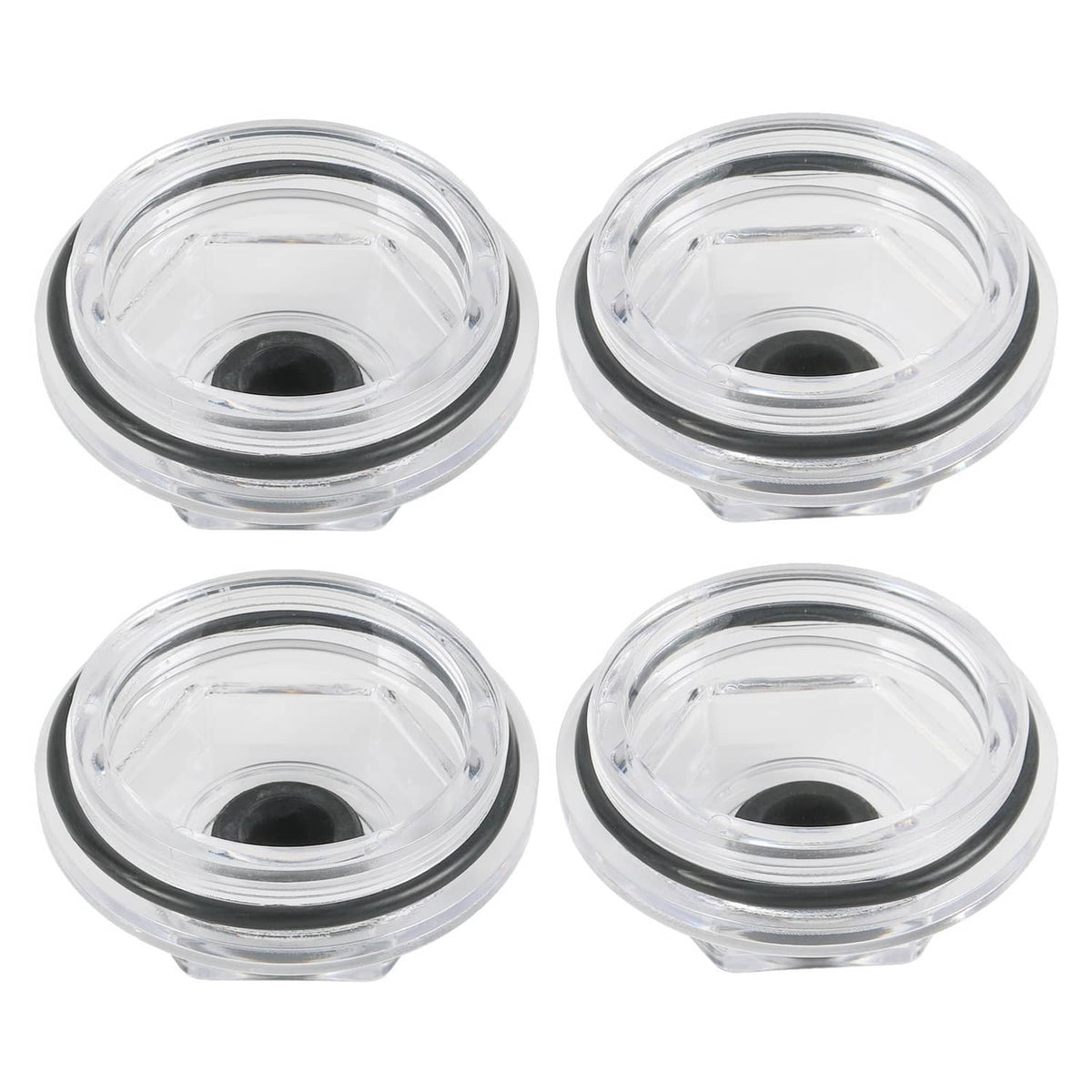 Solidspare 4PCS Replacement 8K 2-7/8" Oil Bath Caps Trailer Axle For Dexter 21-35 LCI 8000#