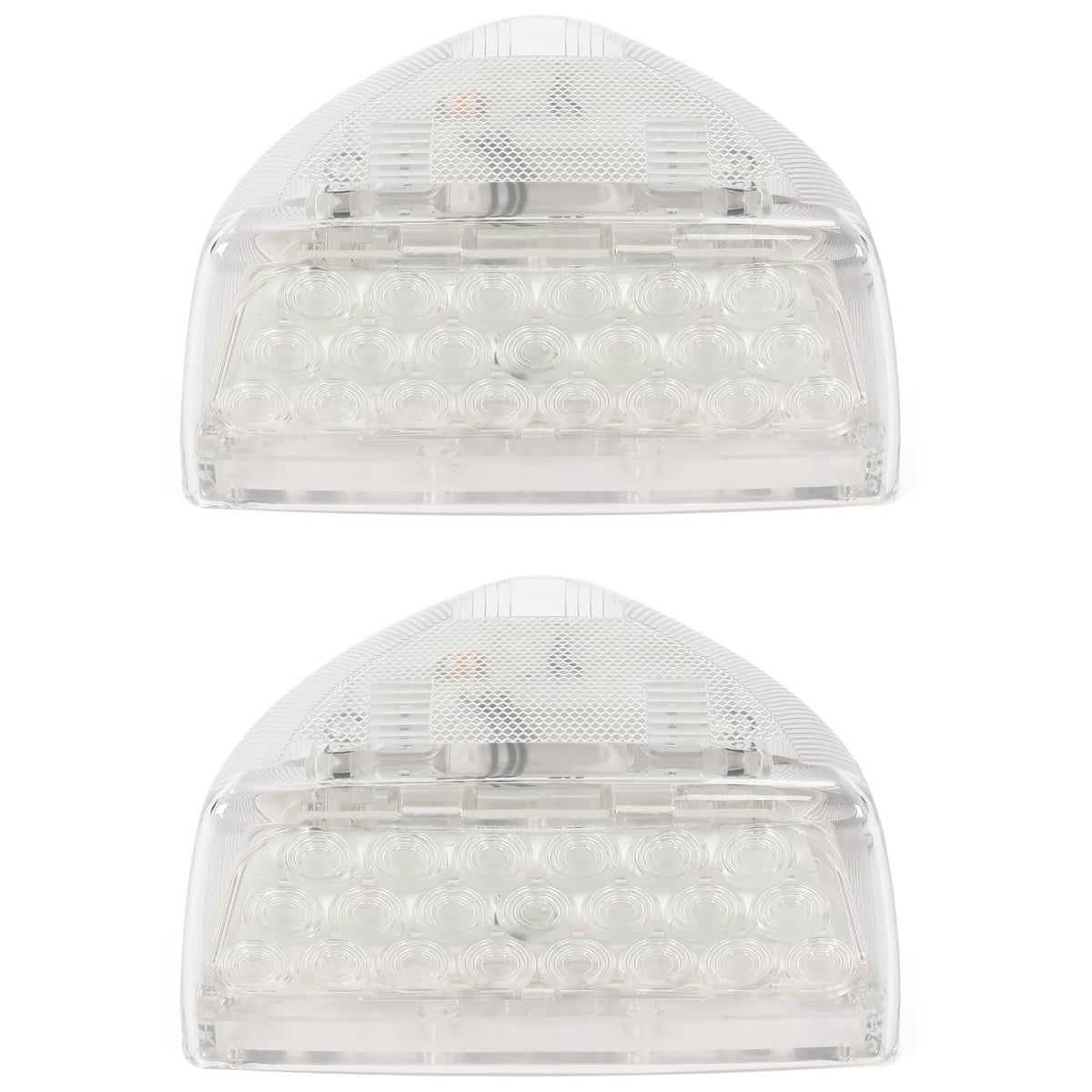 Solid Spare Pair 31 LED Turn Signal Light -Amber LED/Clear Lens RH LH For Peterbilt 379 359