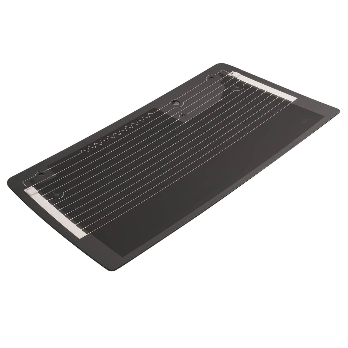 Solid Spare Fits Jeep Wrangler 2&4 Door 2007-10 Rear Back Heated Window Tempered Glass Dark