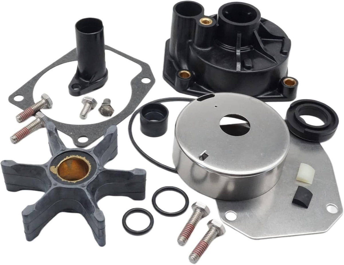 Solid Spare FOR EVINRUDE JOHNSON OUTBOARD 70 75 HP WATER PUMP KIT WITH HOUSING 432955 438597