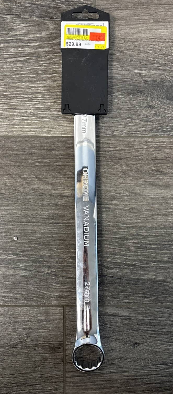 Solid Spare NEW Channellock METRIC 27mm 27 MM Combination Wrench 302995 ~ Free Shipping