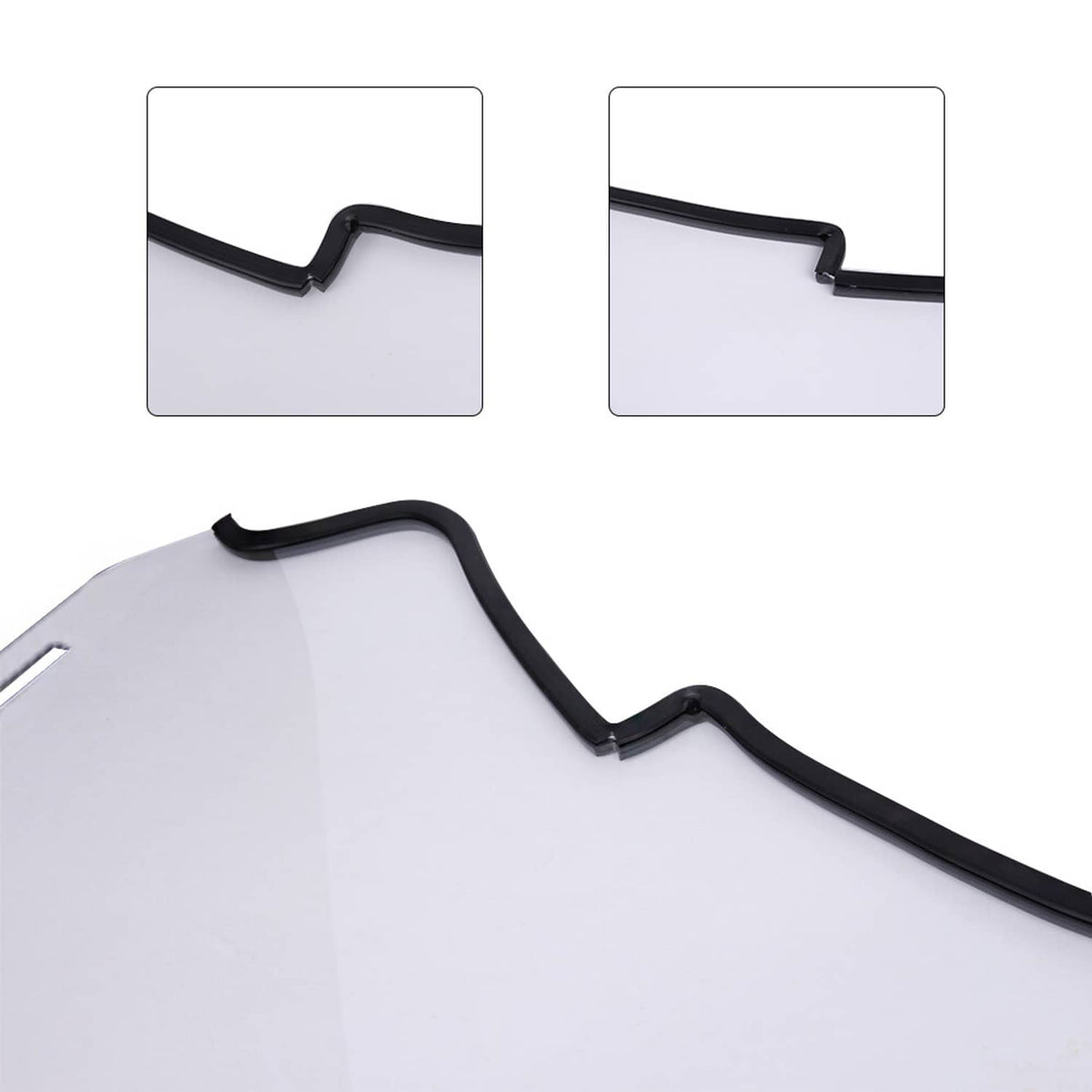 Solidspare Full Front Windshield with Clamps fit for Can Am Maverick 1000R 2013-2018 UTV