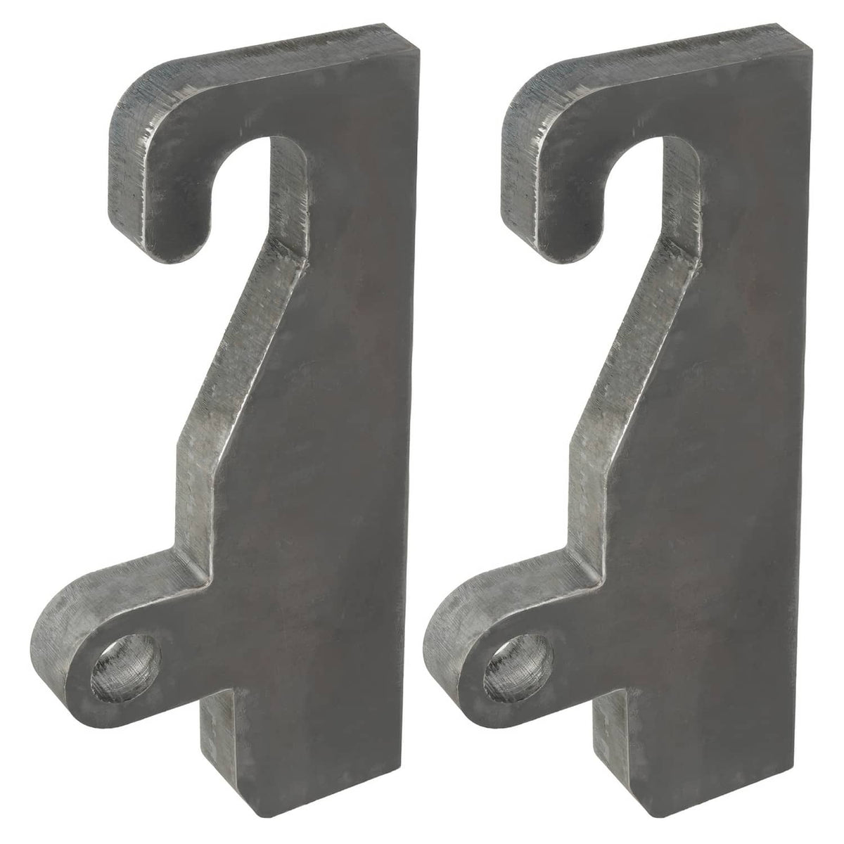 Solidspare 2PCS Quick Attach With Wear Ears Loader brackets Coupler For JRB 416 Blank Steel