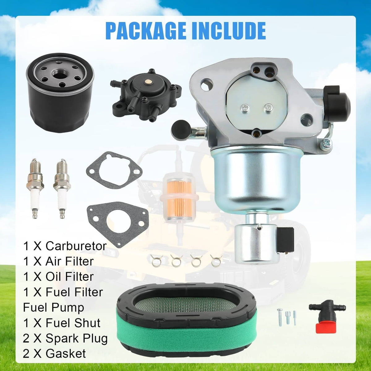Solidspare New Carburetor Carb For Kohler KT725 KT730 KT735 KT740 KT745 7000 Series Engine