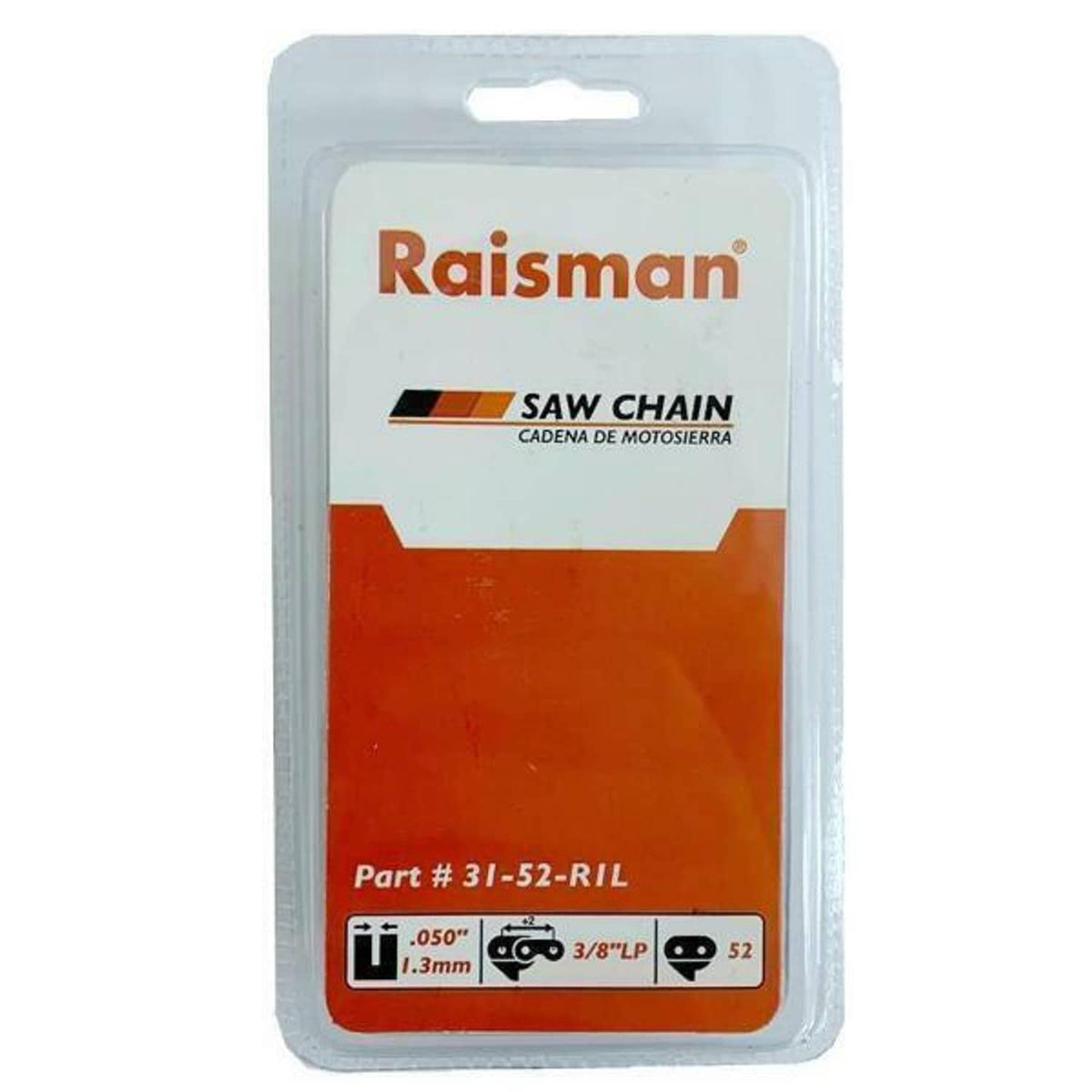 Solid Spare 14" CHAINSAW SAW CHAIN LOOP . 050" 3/8 LP 050 52DL 140SDEA041 91PX052G