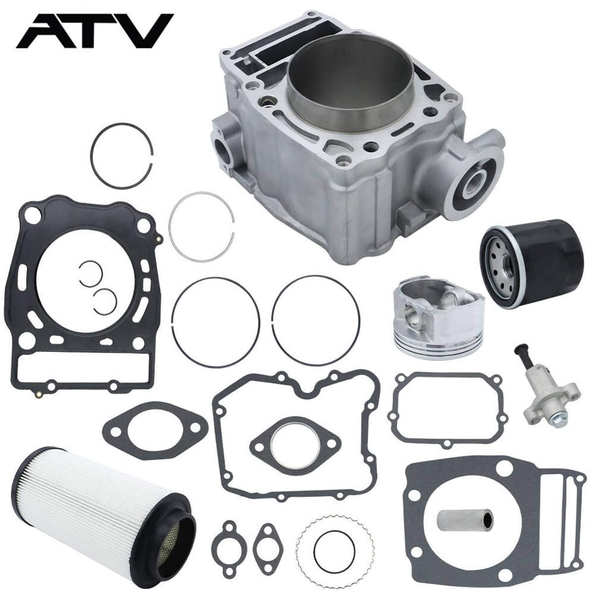 Solidspare For Polaris Sportsman X2 500 Cylinder Piston Gasket Top End Kit 2006-2009