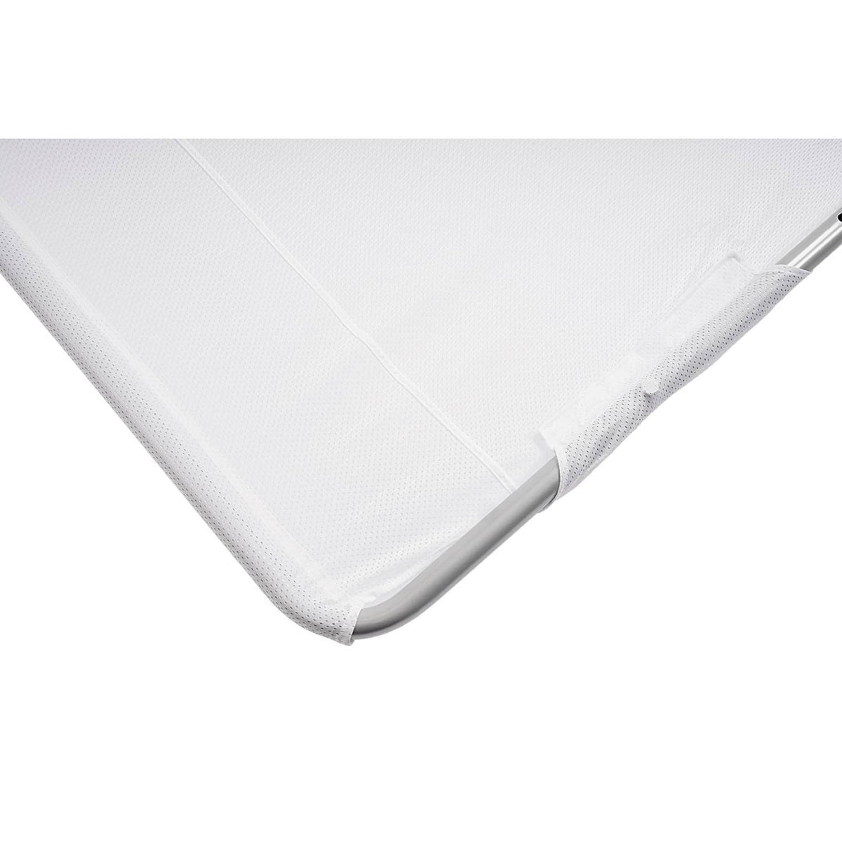 Solidspare Silvery+White Boat Sun Shade For Boats 25 Ft And Under Aluminium Powder Coated