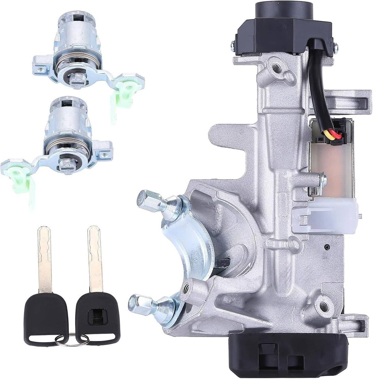 Solidspare Ignition Switch Lock Cylinder with 2 Keys for 2002-2006 Honda CR-V 72185-S9A-013