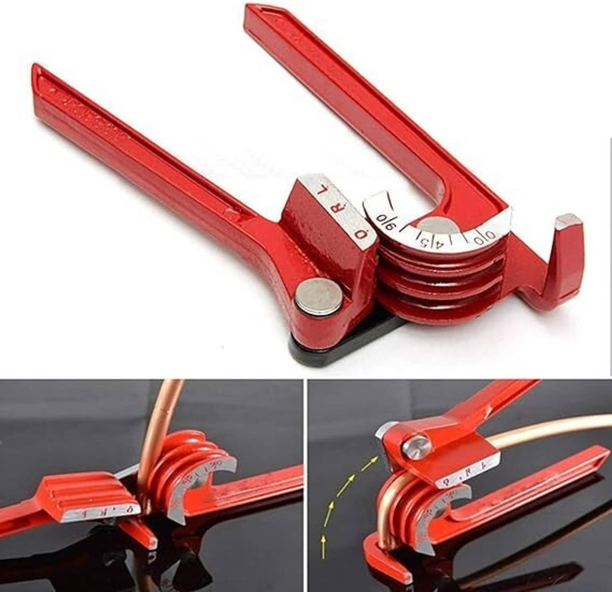 Solid Spare Tubing Tube Bender Aluminum Copper and Steel 1/4" 5/16" 3/8" Fuel Brake Line