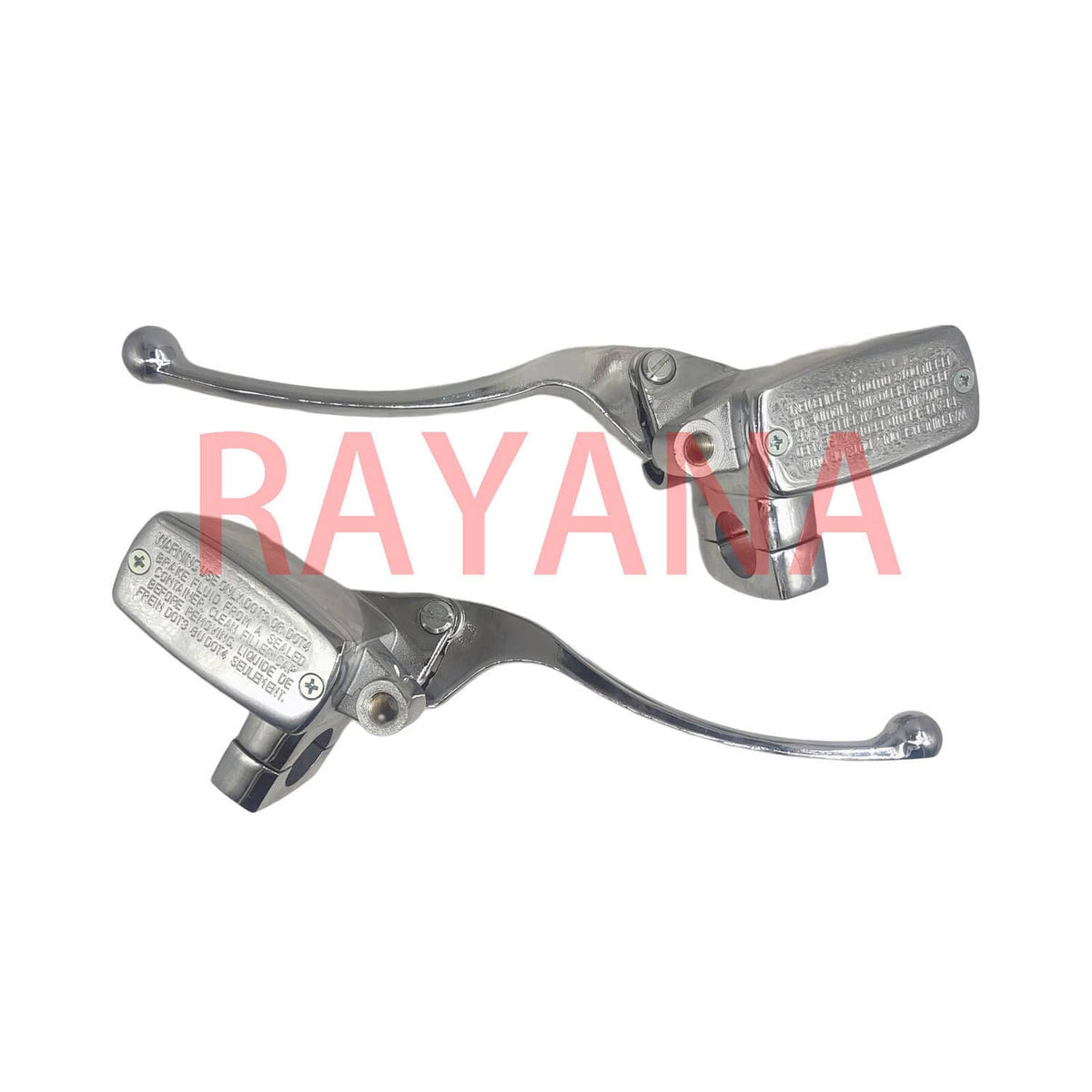 Solidspare US Chrome Brake Master Cylinder Clutch Levers for Suzuki Intruder 800 1400 1500