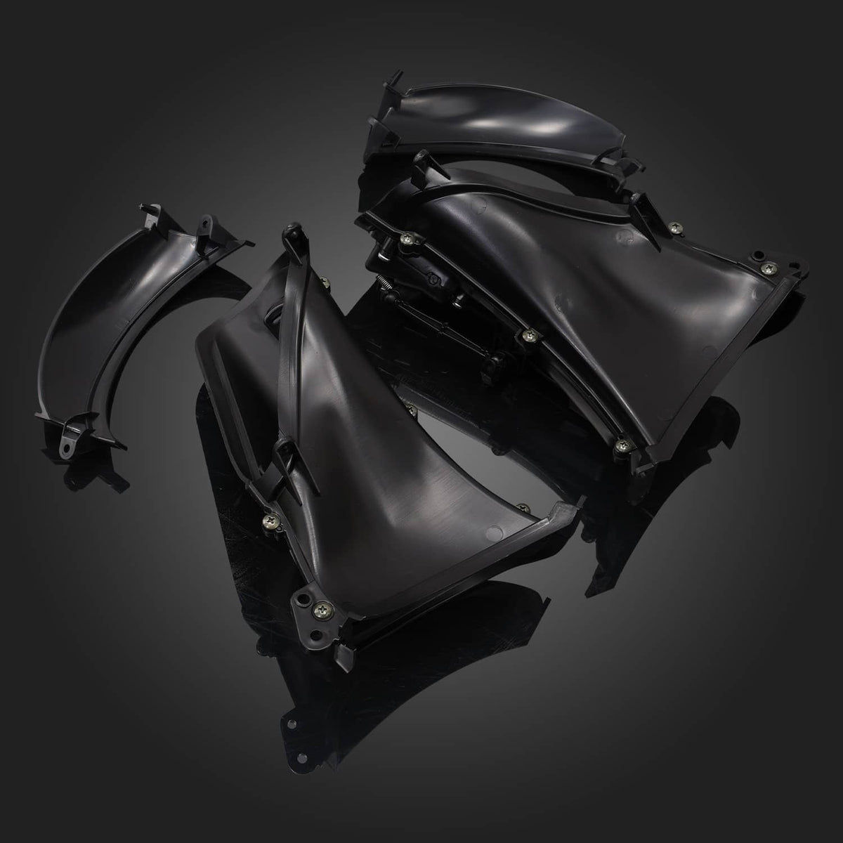 Solidspare Pair Fairing Air Duct For Harley Touring CVO Road Glide FLTRXSE 2018-2022 Black